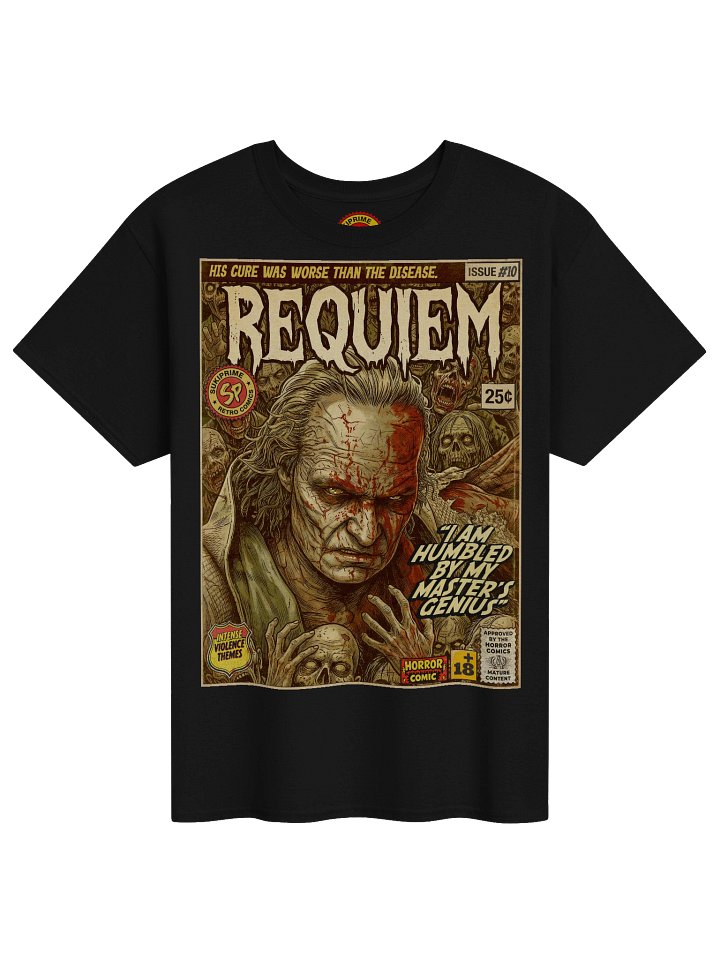 Resident Evil Requiem Victor Gideon Comic Art T-Shirt product image (1)