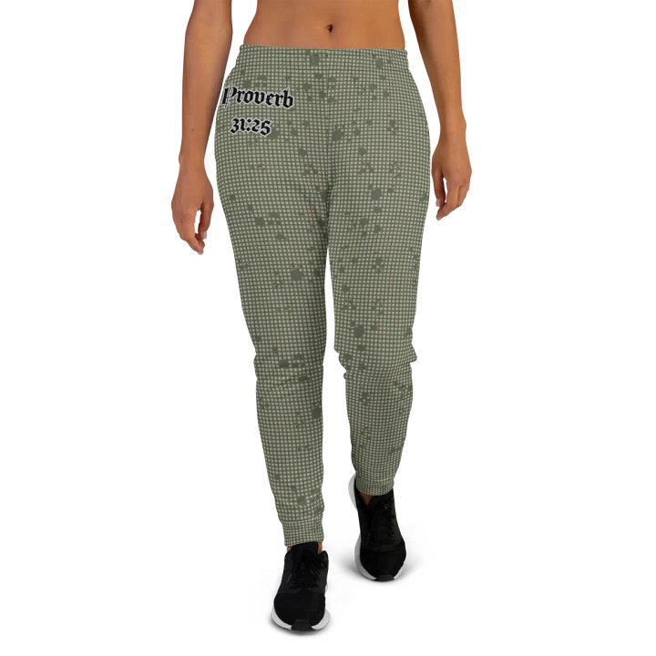Faithful Camo: Proverb 3:25 Women's Joggers - Desert Night Camo product image (2)