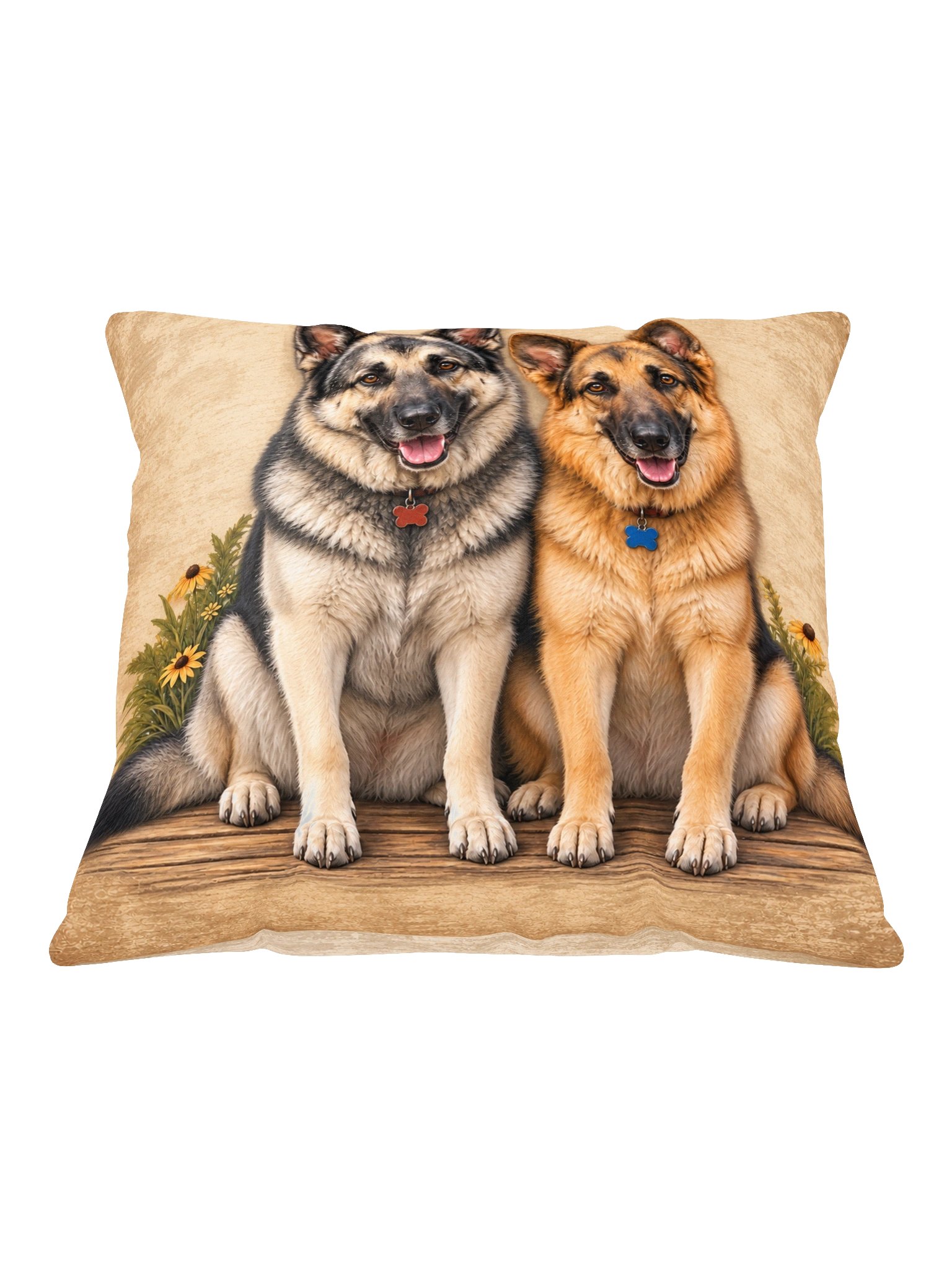 Home With Boone & Bear — Cozy Throw Pillow product image (3)