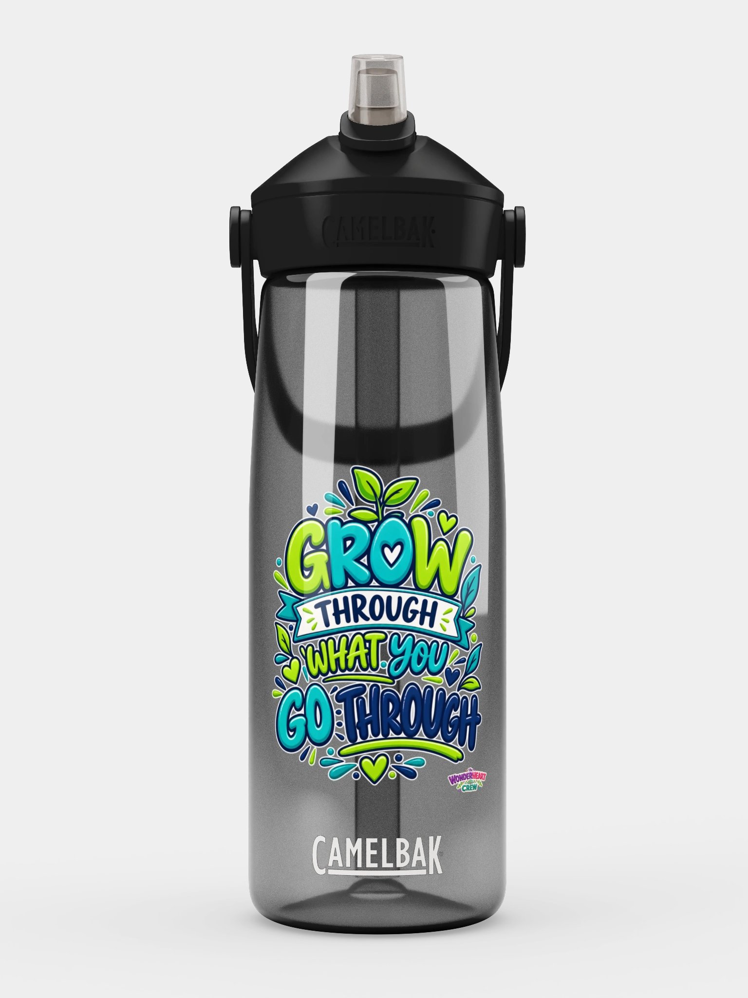 CamelBak Thrive® Flip Straw Inspirational Water Bottle - Grow Through What You Go Through. product image (1)