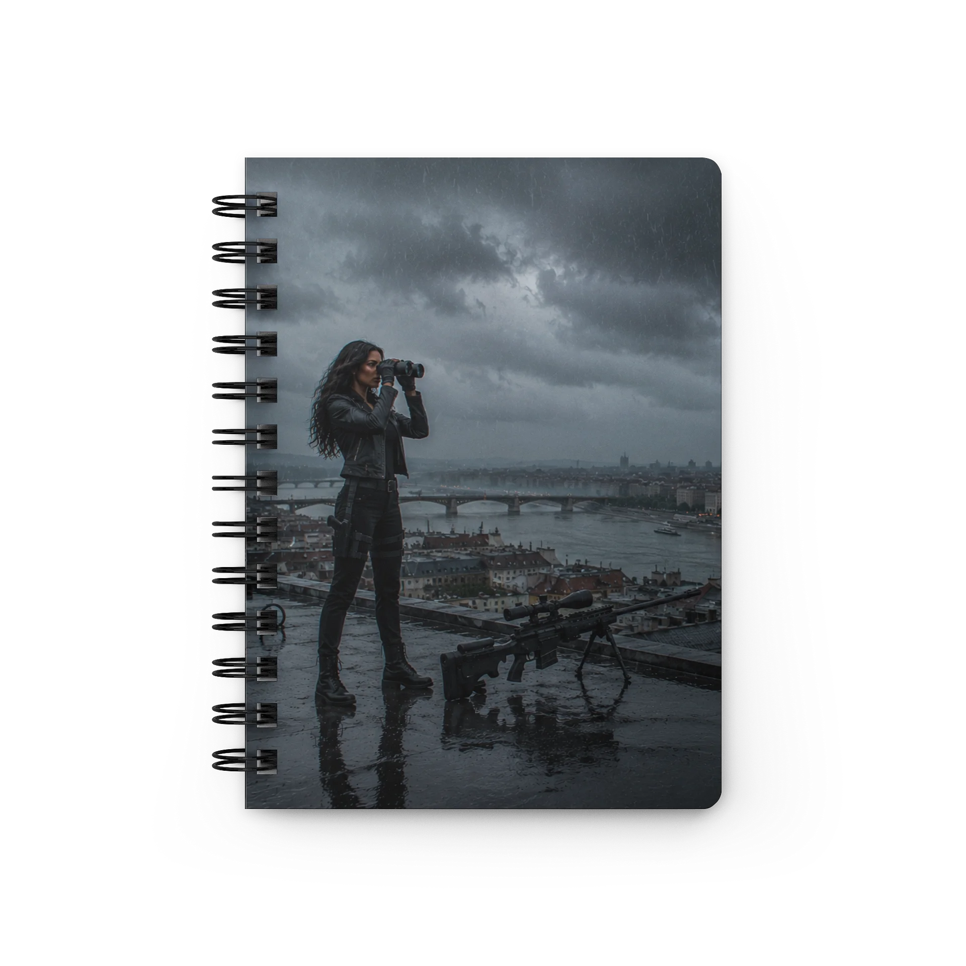 Spy theme note book product image (1)