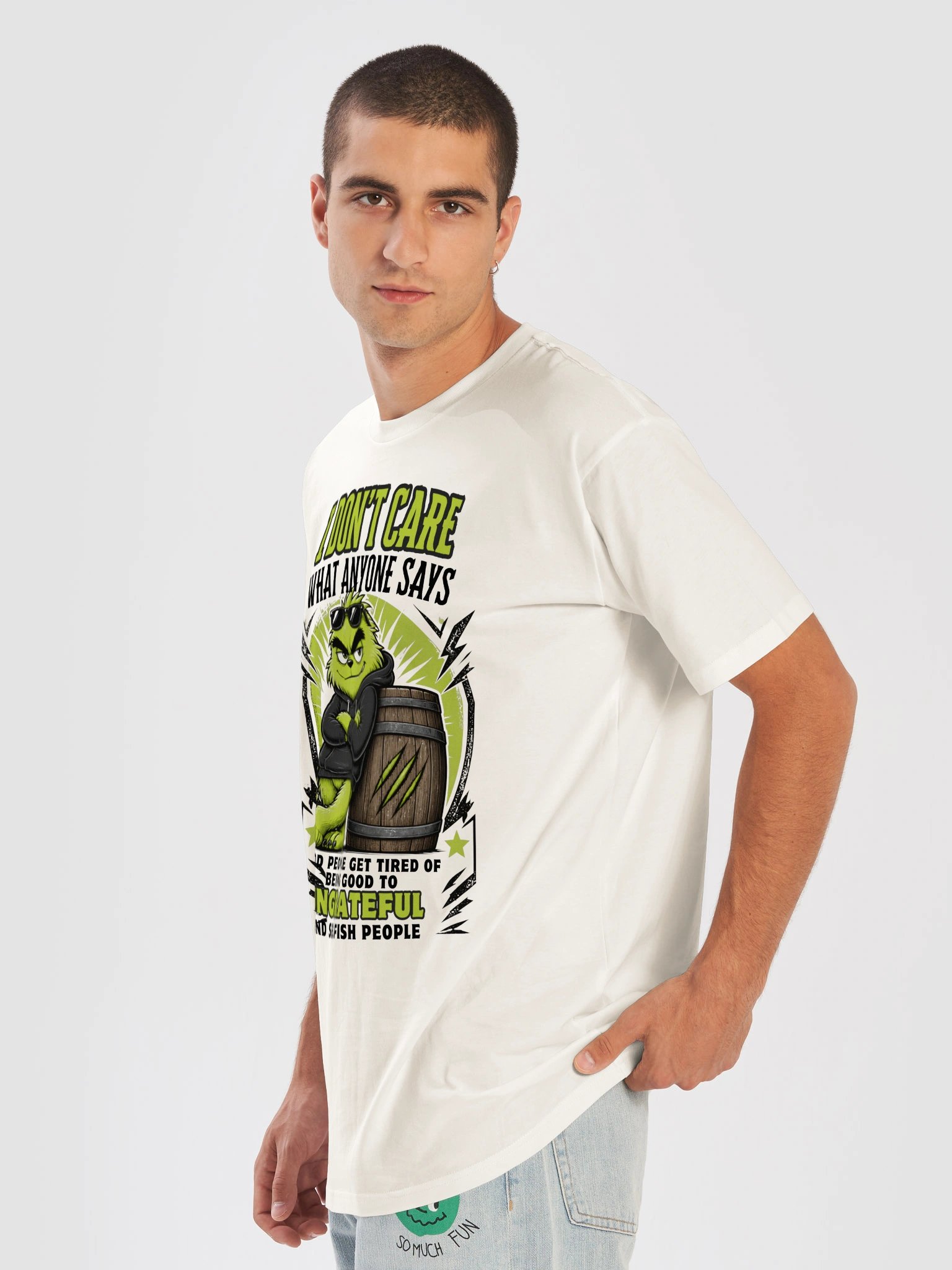 My Life My Rules Green Cartoon Streetwear T-Shirt product image (25)