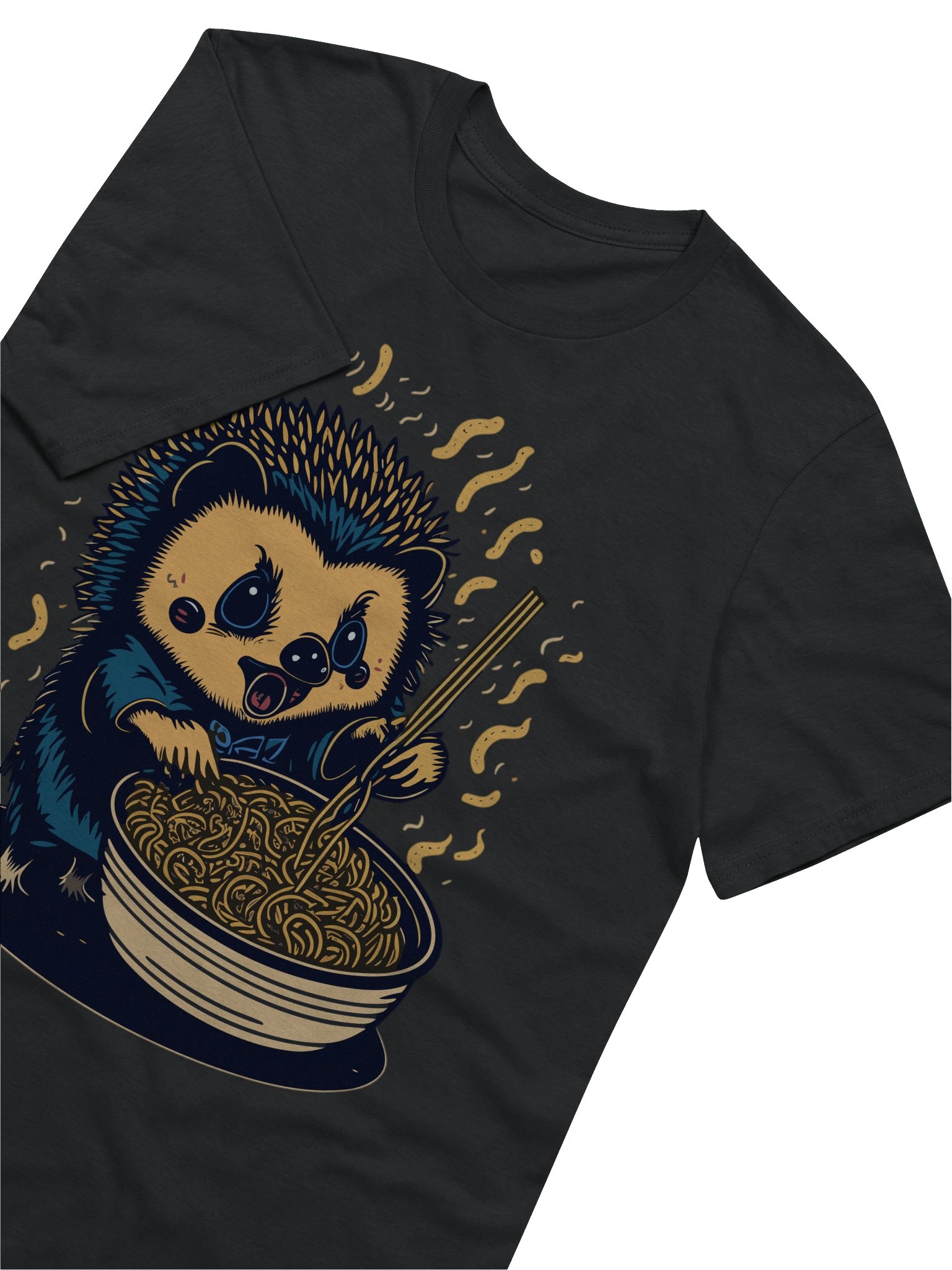 Noodle-Loving Hedgehog T-Shirt product image (14)