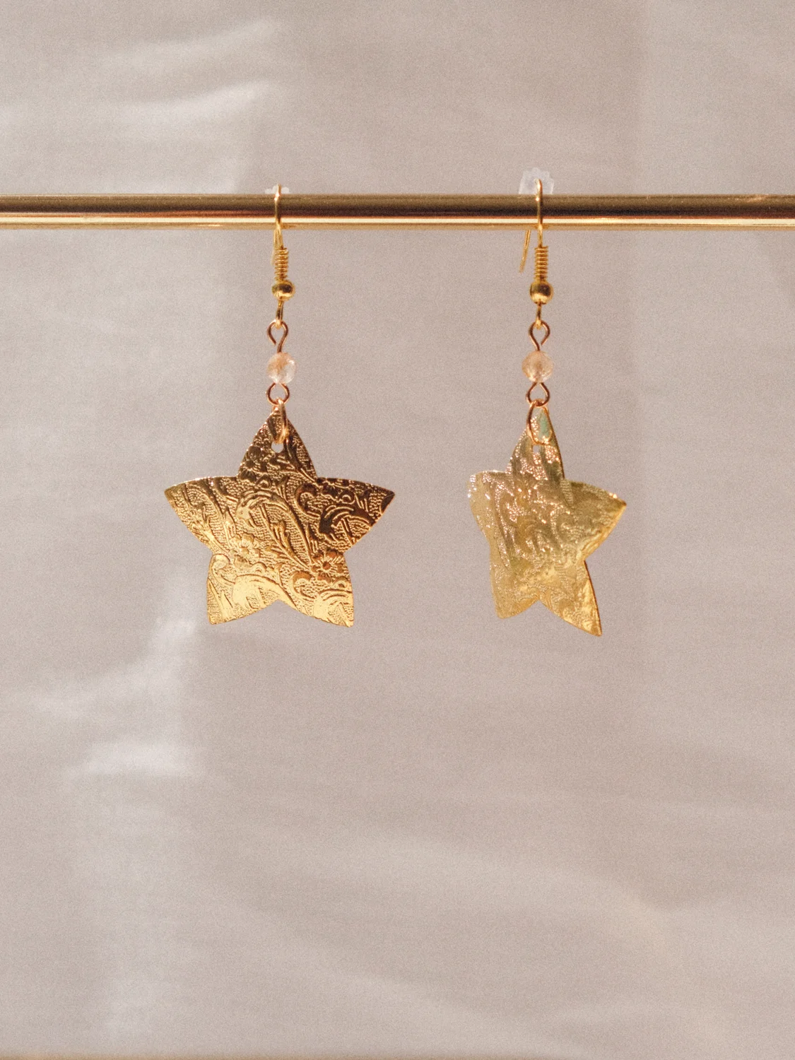 Golden star - Citrine earrings ⭐️ product image (1)