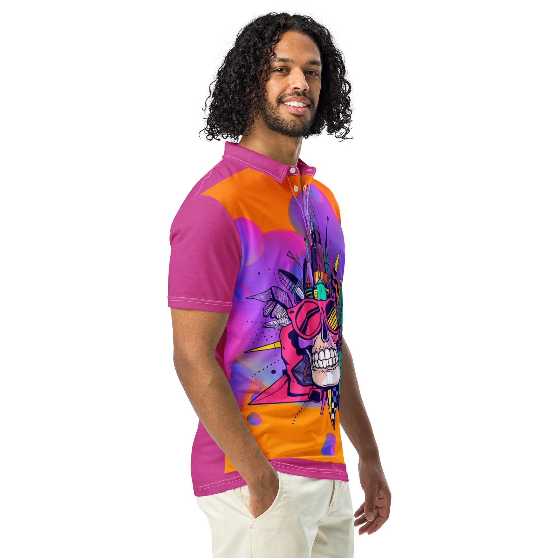 Surreal Skull Sunglasses Polo product image (1)