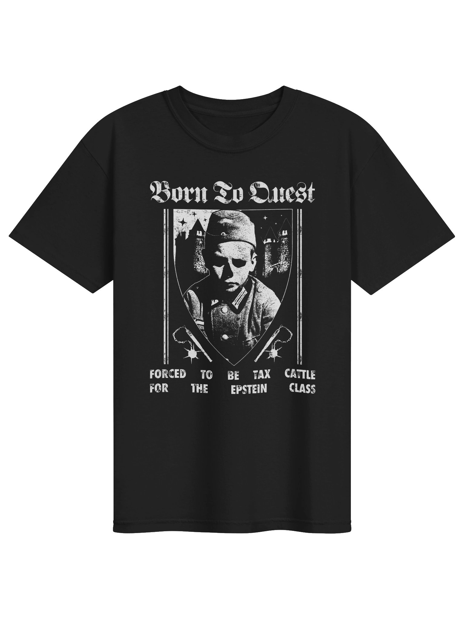 BORN TO QUEST TSHIRT BACKPRINT product image (1)