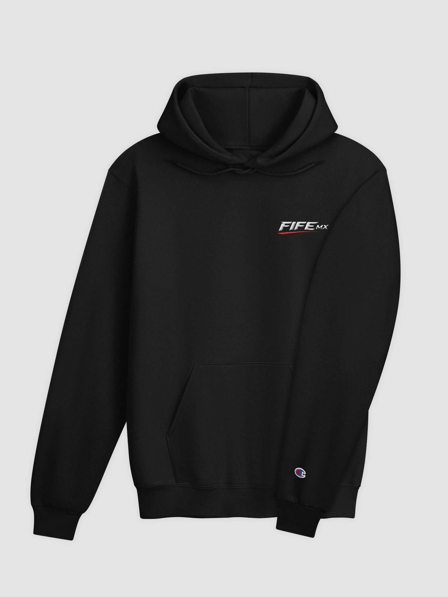 FifeMX Champion Hoodie (black) – Embroidered Logo product image (4)