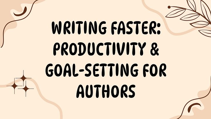 Productivity & Goal-Setting for Authors product image (1)