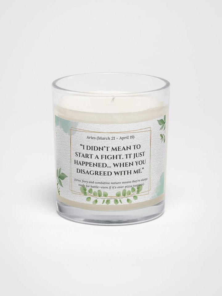 Aries - Zodiac Candles product image (1)