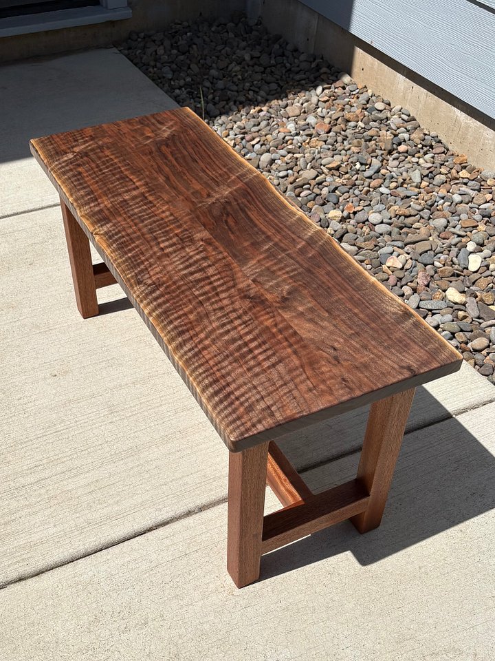 Oregon Walnut Bench product image (1)