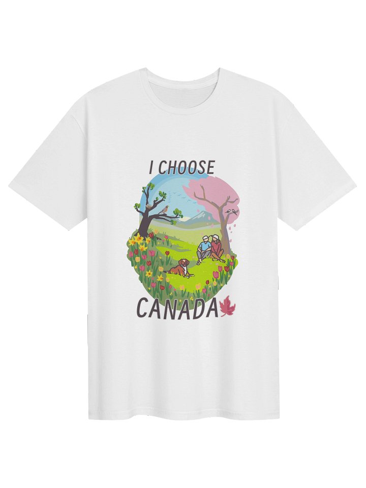 I CHOOSE CANADA, SPRING EDITION GRAPHIC T by Claus Kellerman POV product image (1)