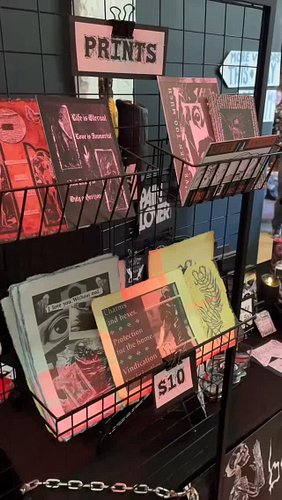 Catch us TODAY! RIGHT NOW! at @the_fruitflea in Durham!, NC! We've got a ton of brand new, entirely handmade art!

Prints! Po...