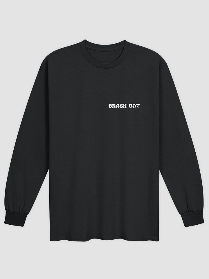 CRASH OUT LONG TEE (WHITE) product image (1)