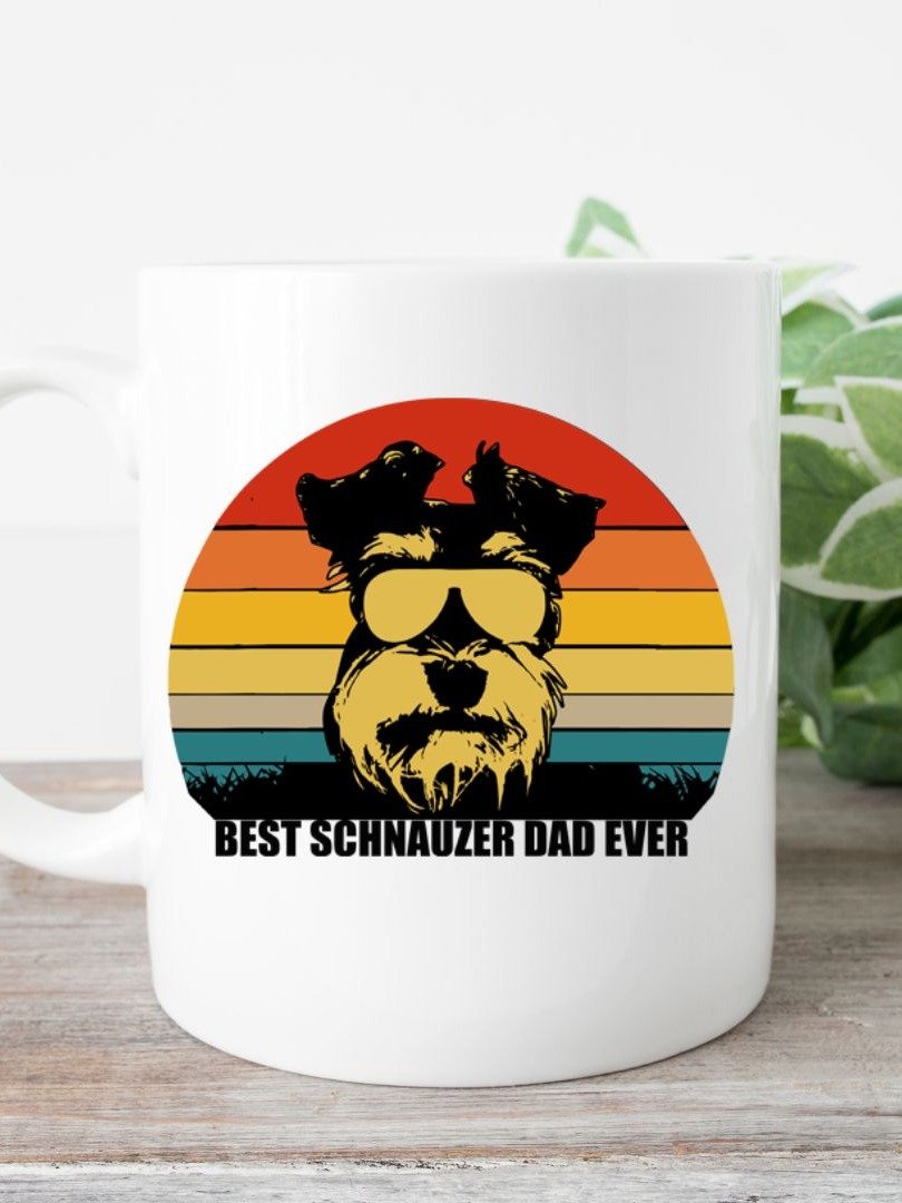 Best Schnauzer Dad Ever Coffee Mug product image (1)