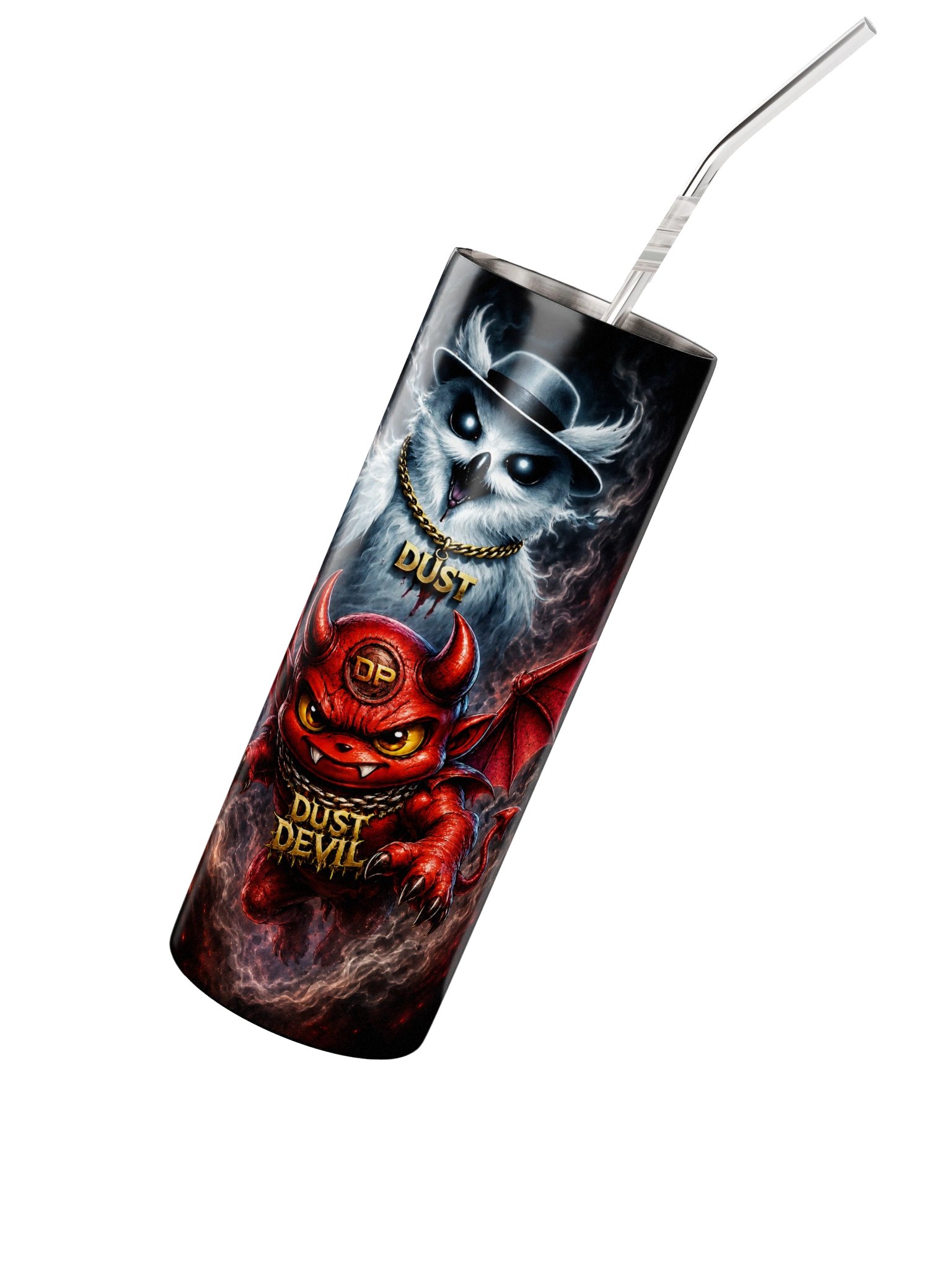 20 oz Stainless Steel Tumbler - Phant Owl Dust Devil product image (2)