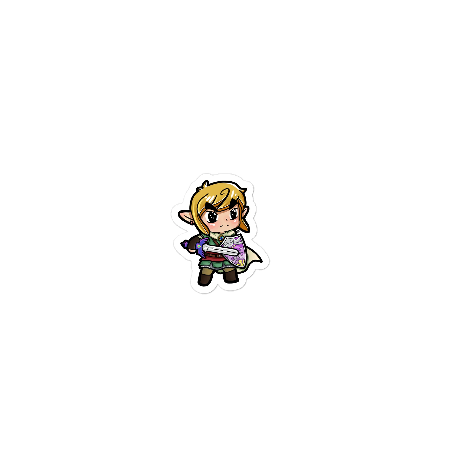 Fae Warrior Chibi Sticker product image (1)