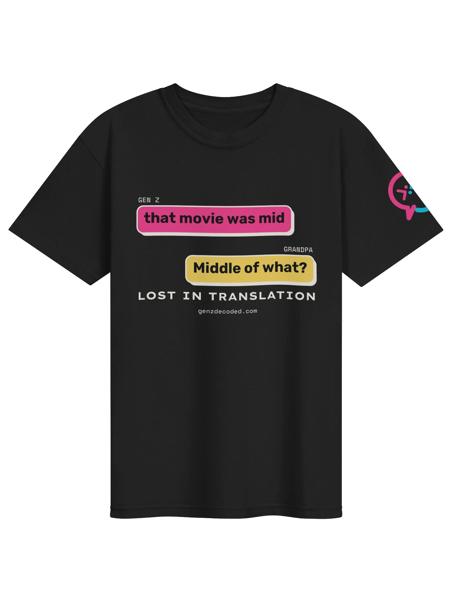 That Was Mid Grandpa Tee, Black