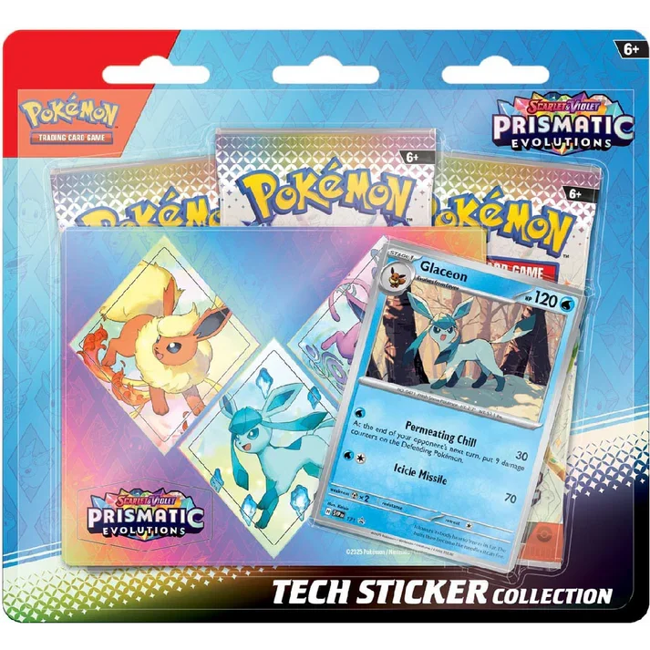 Pokémon TCG: Scarlet & Violet—Prismatic Evolutions Tech Sticker Collection product image (2)