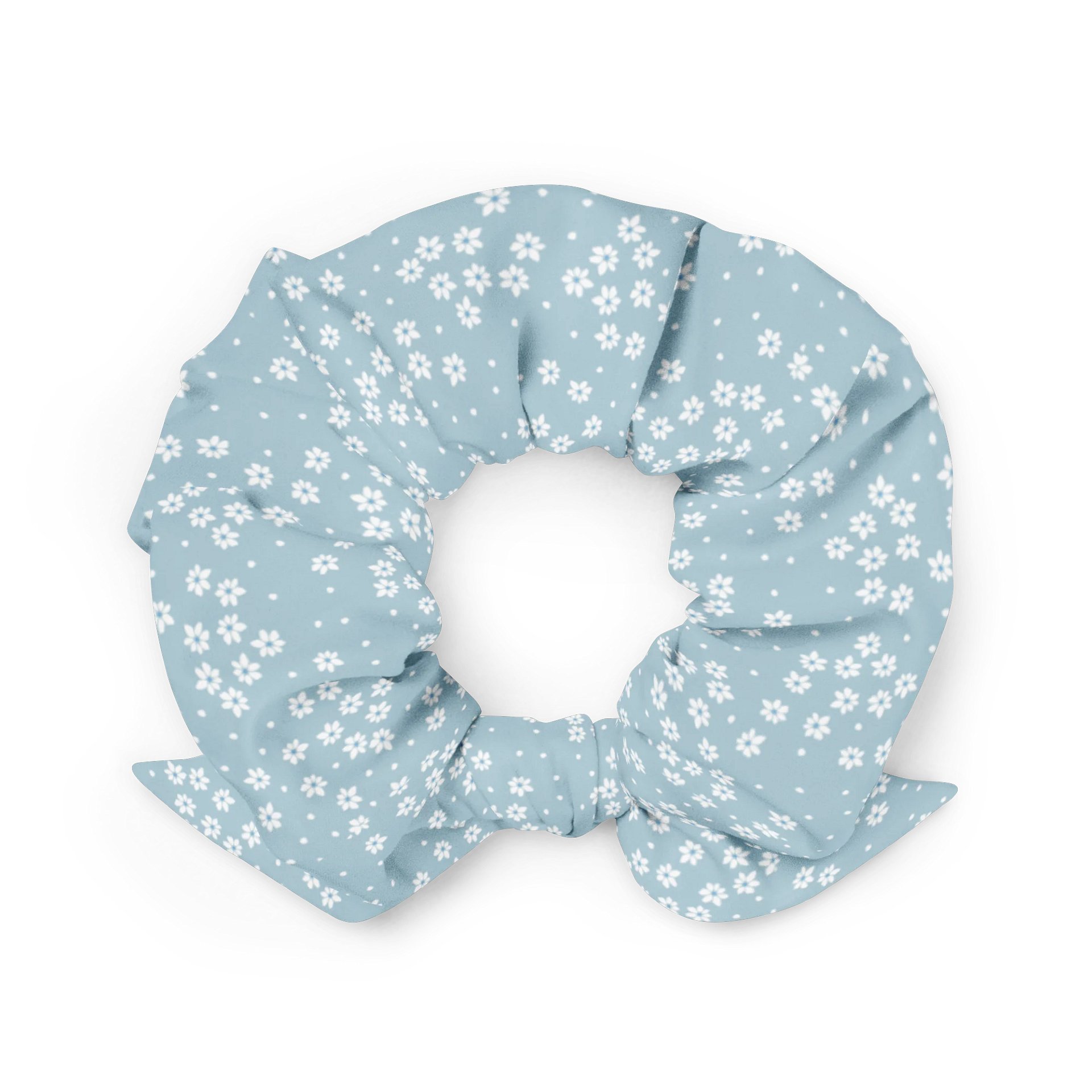 Baby Blue Daisy Scrunchie product image (2)
