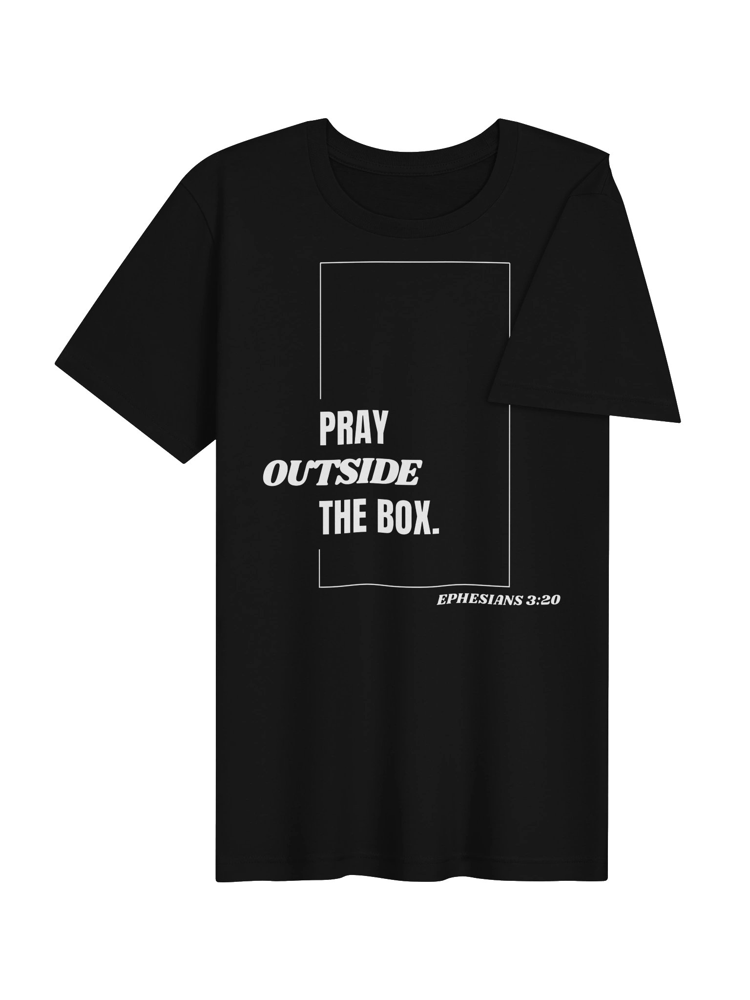 Pray Outside the Box Ephesians 3:20 Tee product image (4)