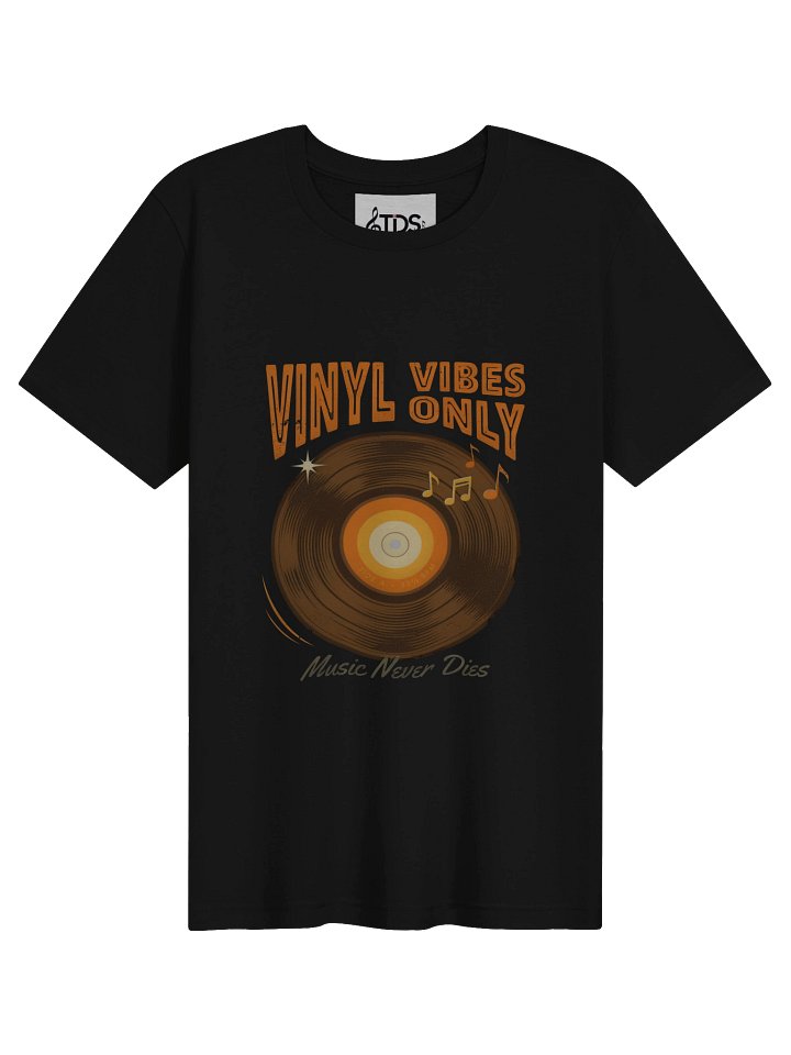 Vinyl Vibes Only Retro Music Tee product image (4)