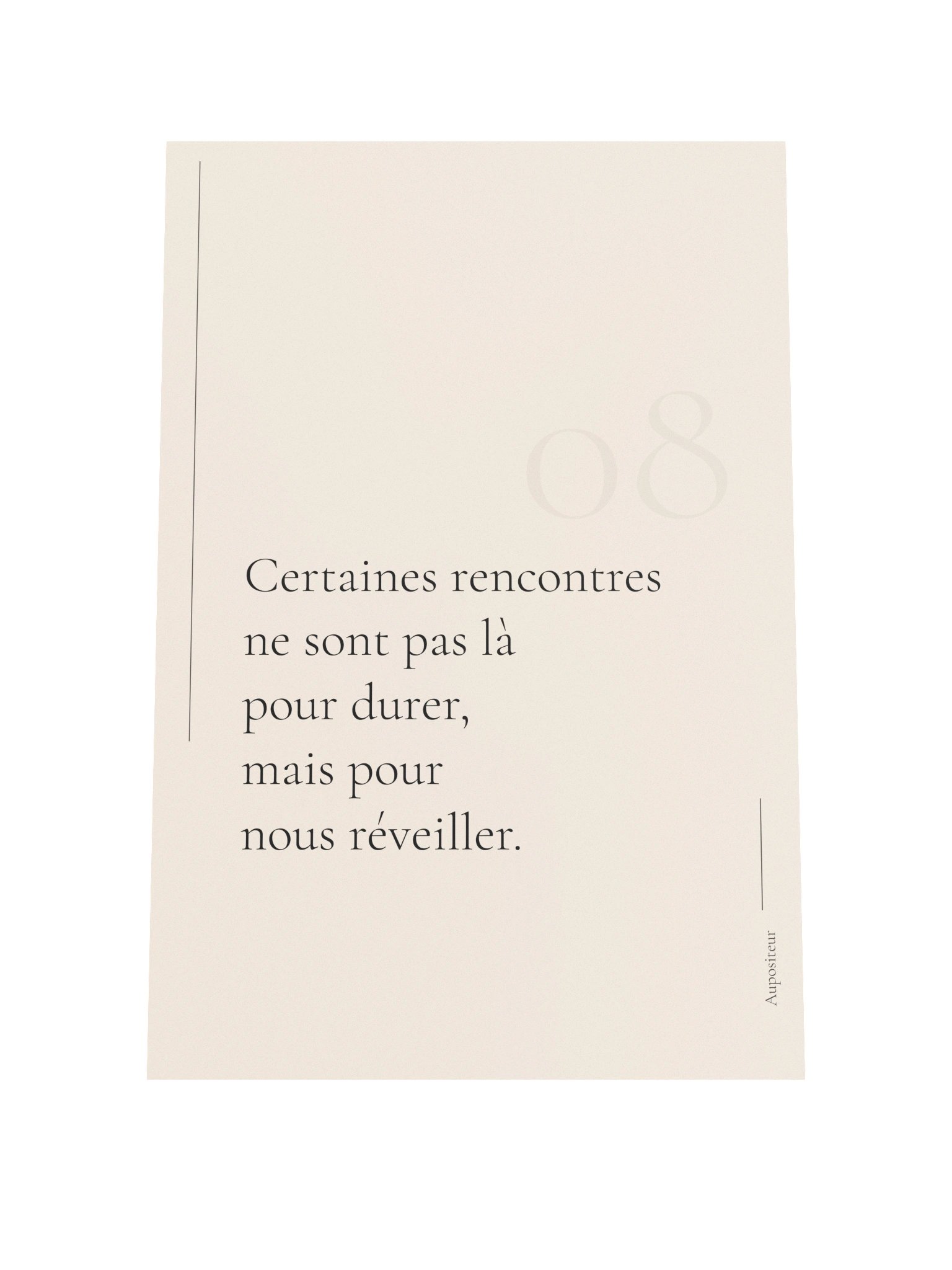 Certaines rencontres — Affiche product image (1)