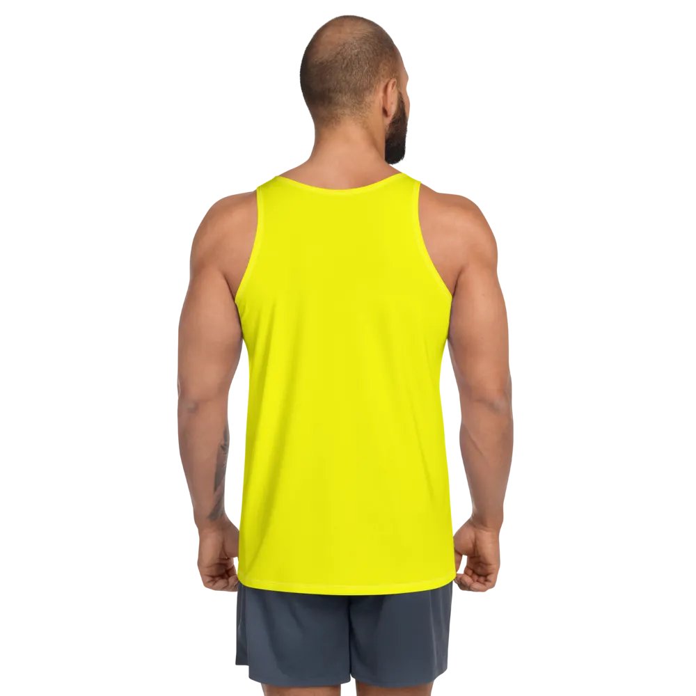 Plain Color Yellow Tank Top product image (4)
