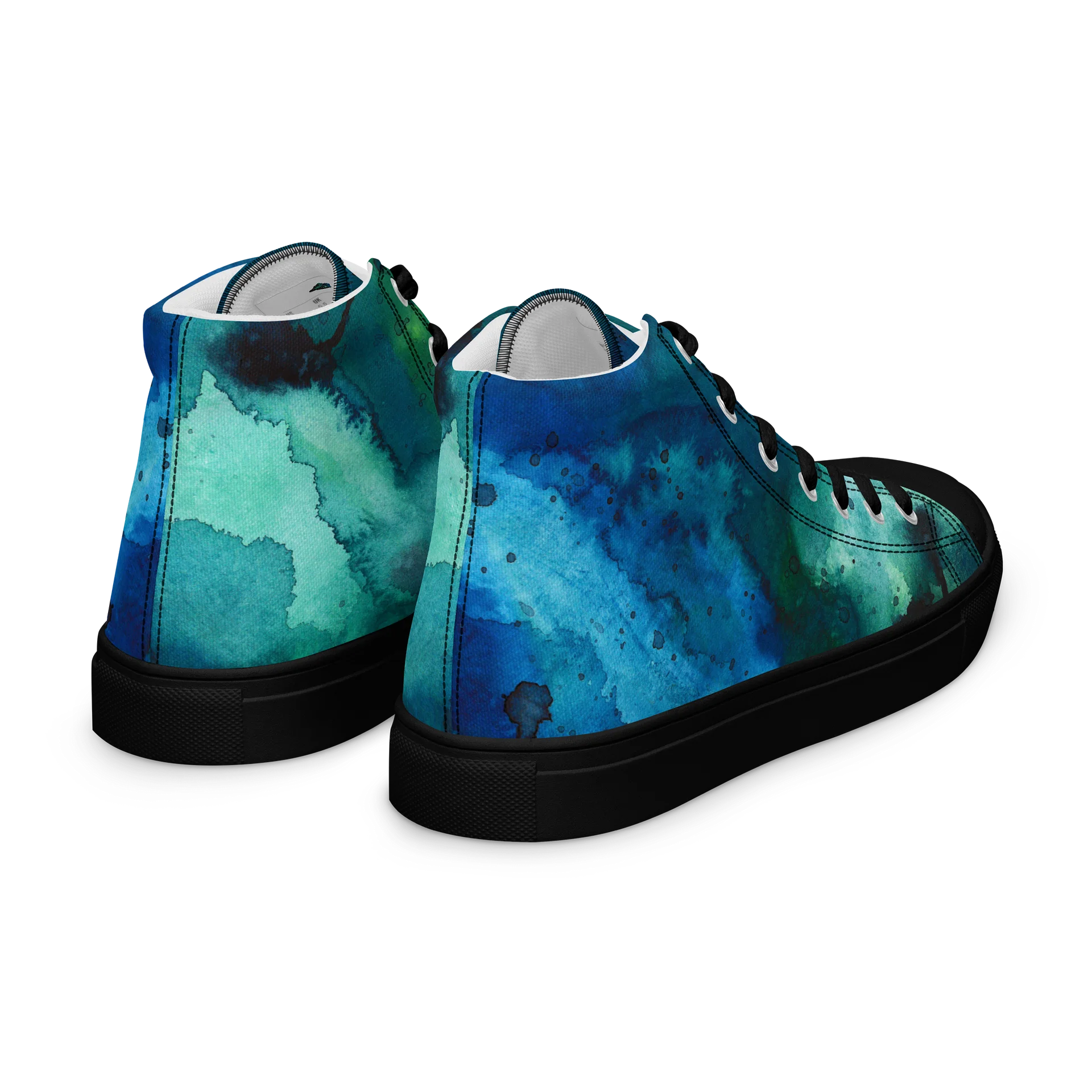 Coherence - Women's Unique Canvas Shoes with Watervolour Design product image (7)
