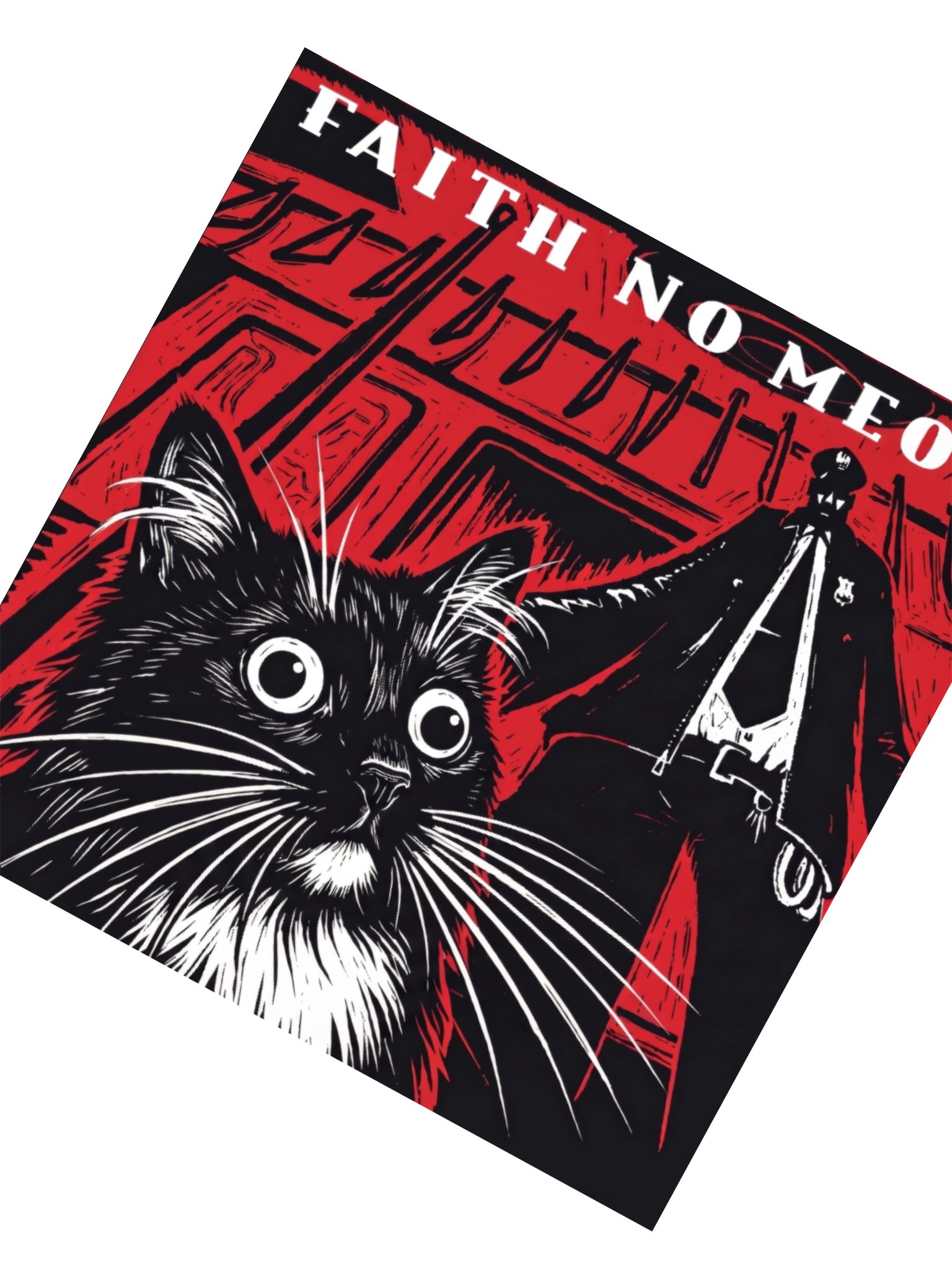 FAITH NO MEOW COOPER STICKER product image (4)