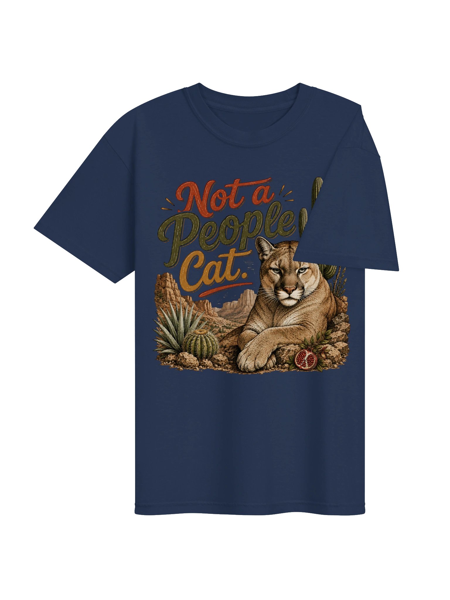 Not a People Cat Desert Tee product image (37)