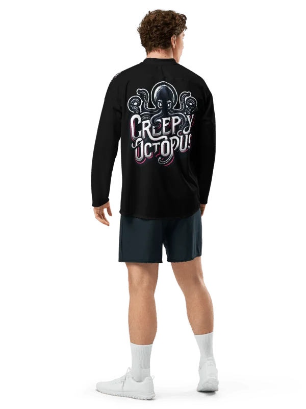 LIMITED EDITION - CNX Core All-over print Unisex Long Sleeve Tee — Creepy Octopus 002 product image (7)