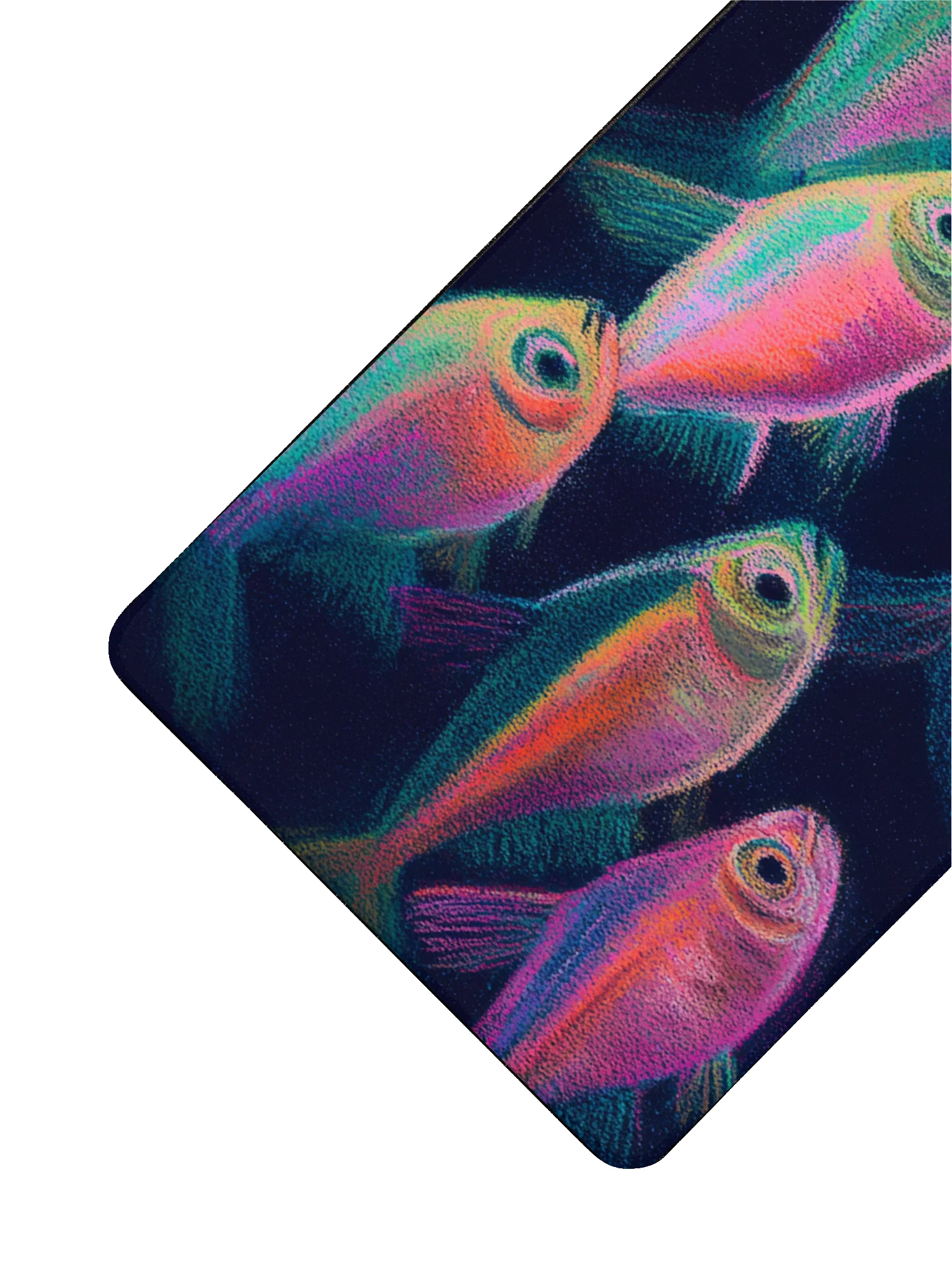 Electric Current | Neon Tetra Desk Mat product image (3)