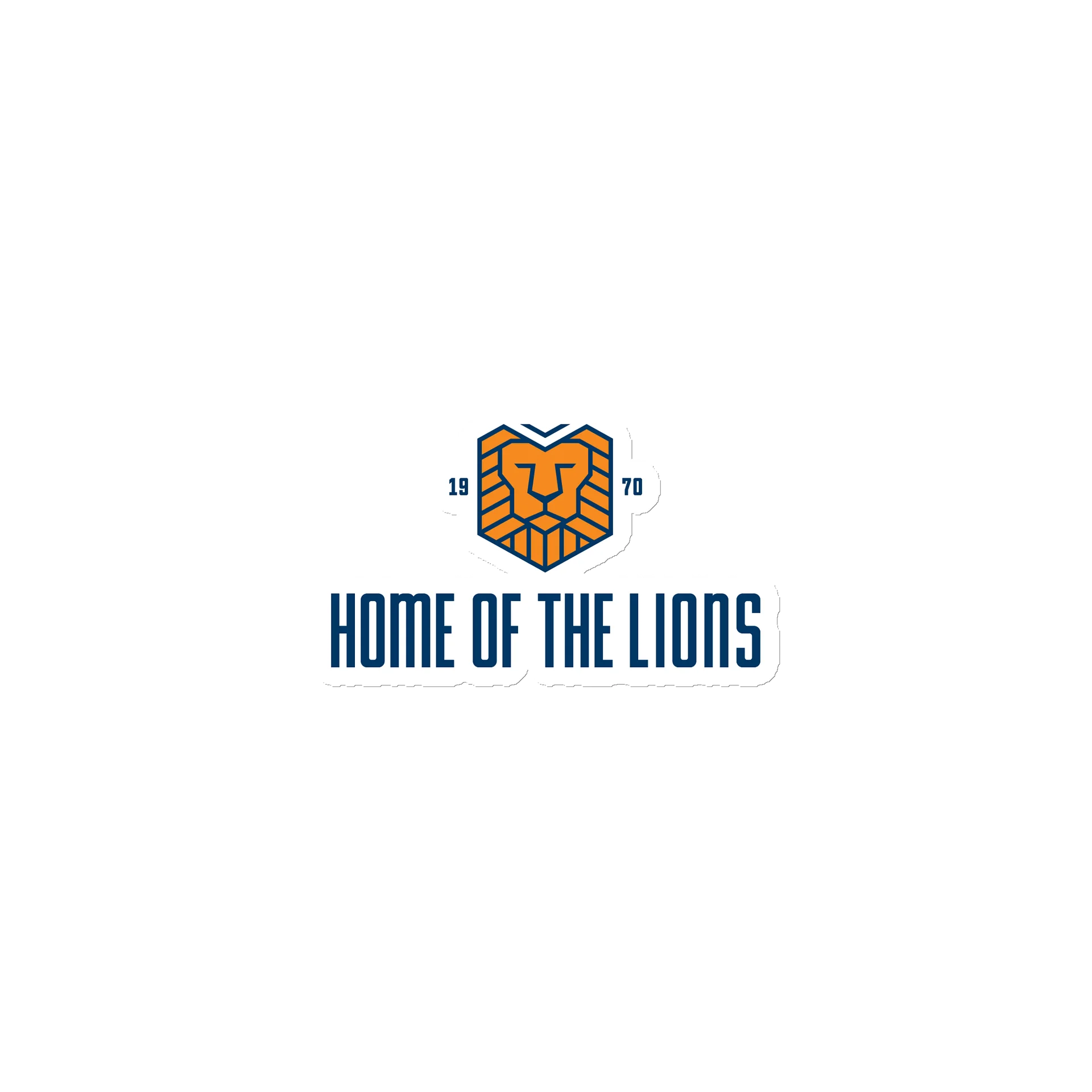 Home of The Lions Die-Cut Magnet product image (1)