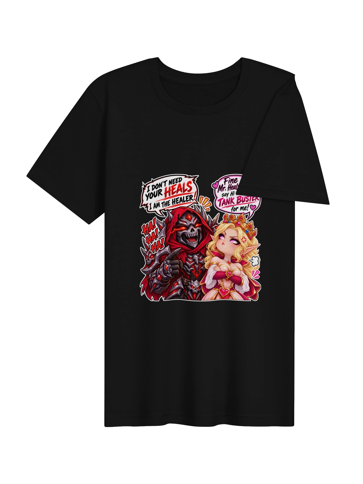 Guild Leader Quote Series - Luna & Mali Mr. Heals Himself - Unisex t-shirt product image (4)