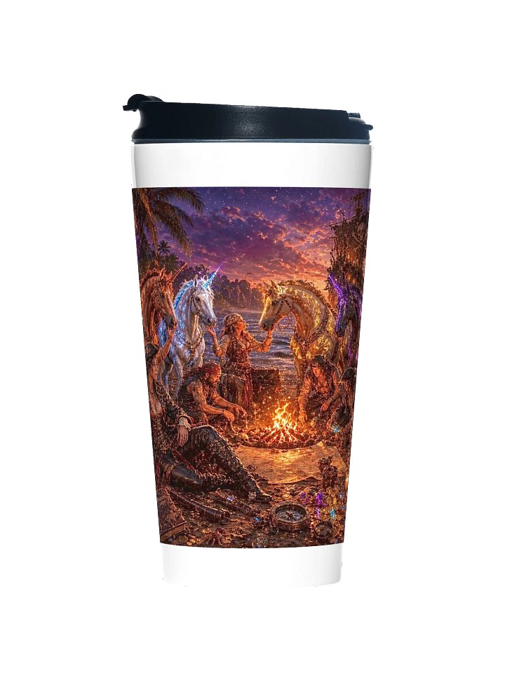 Pirate Unicorns - Campfire Treasure Travel Mug product image (1)