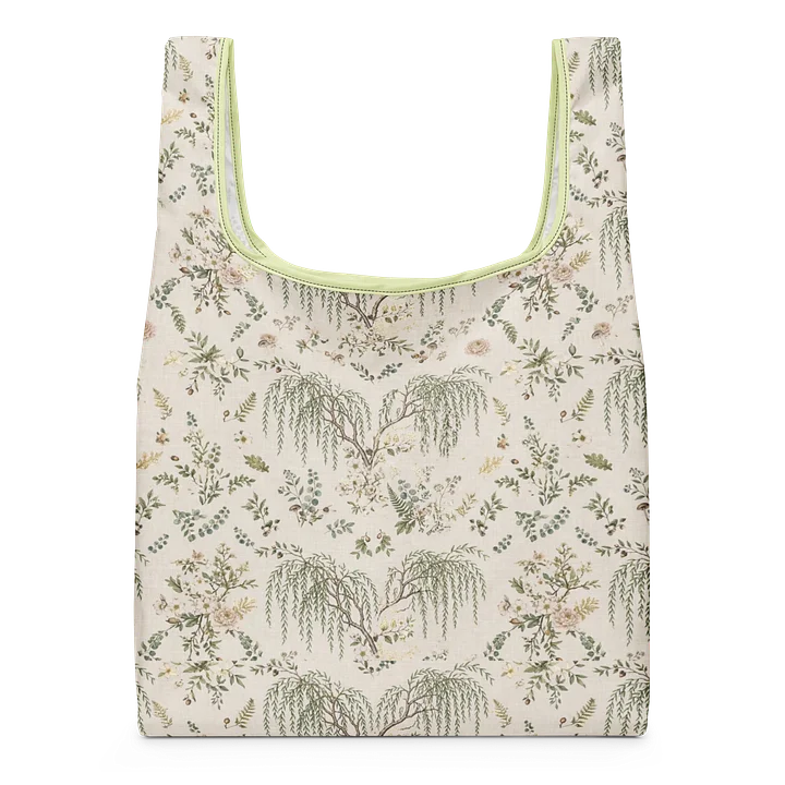 Muted Floral Willow Shopping Bag product image (1)