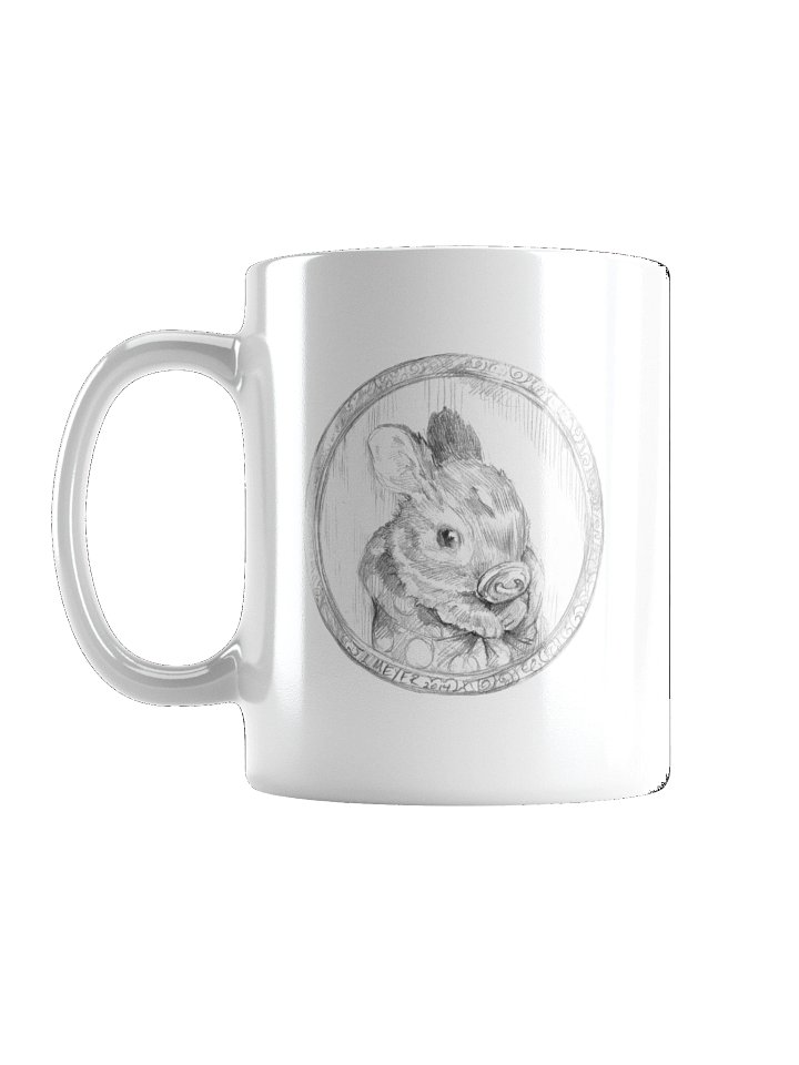 Burrito Bunny Portrait in B&W and Color product image (1)