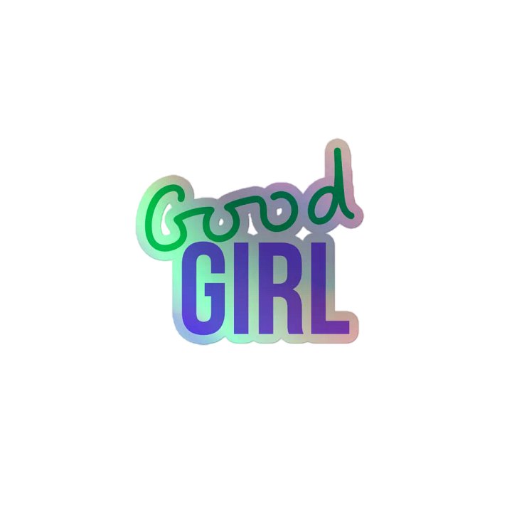 Good Girl Holographic Sticker product image (1)