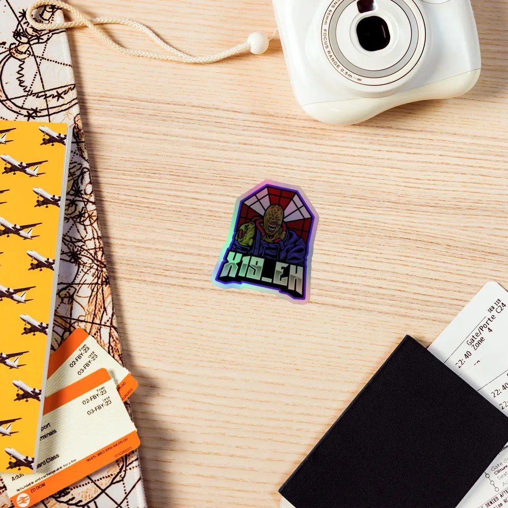 Holo logo sticker product image (5)