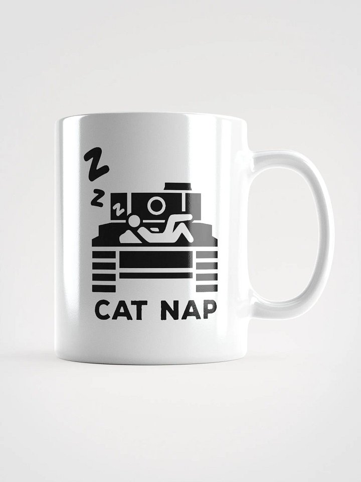 Cat Nap - White Ceramic Mug product image (1)