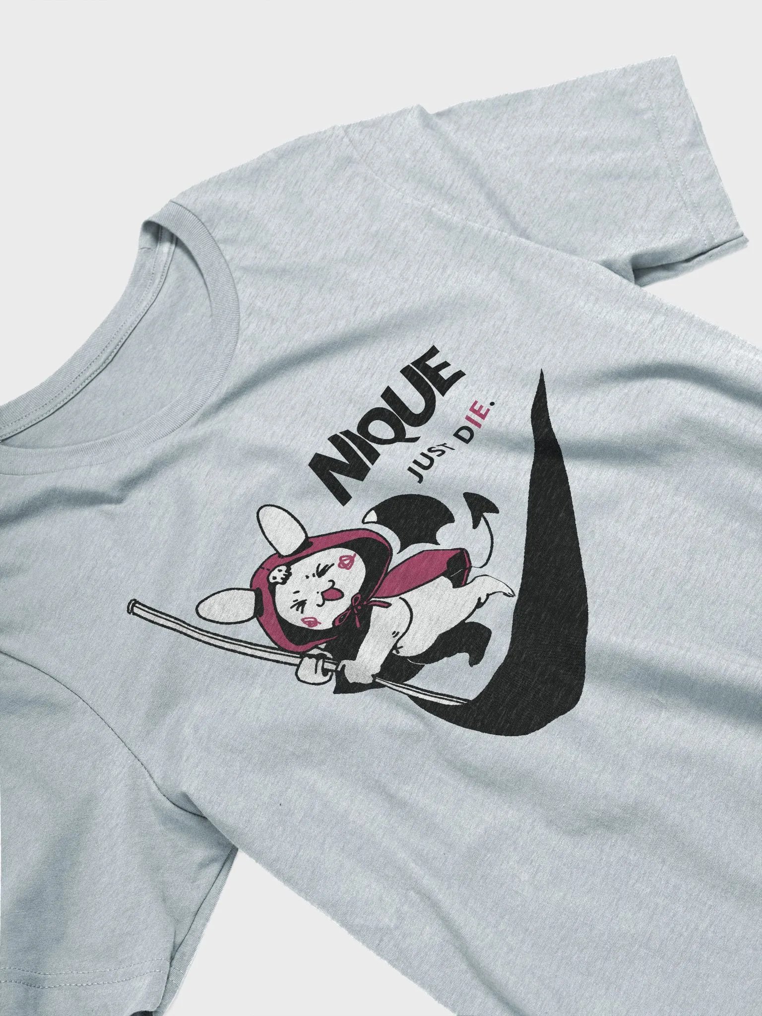 NIQUE - JUST DIE Batbunny T-shirt product image (5)