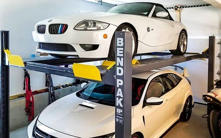 BendPak HD-9XL Four-Post Car Lift - 9,000-Lb Capacity - Extended Length product image (5)