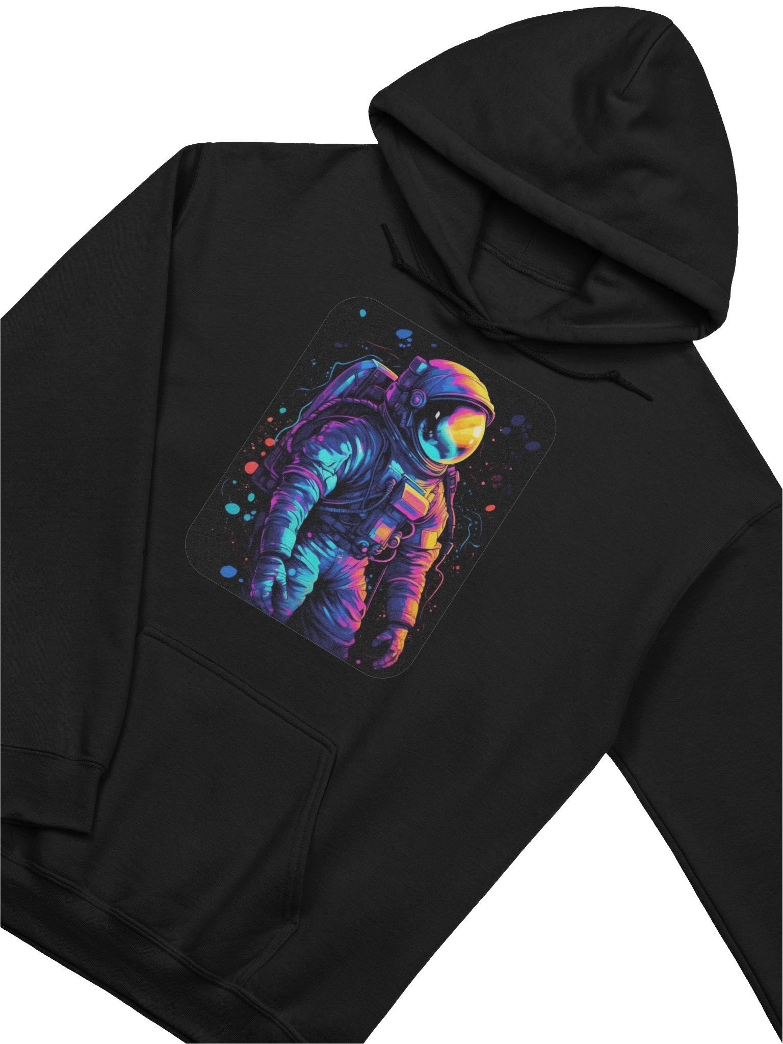 Neon Astronaut Adventure Hoodie product image (2)