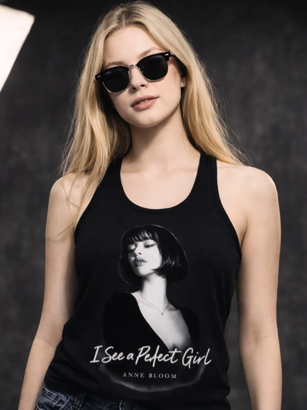 Women's Racerback Tank Top - I See a Perfect Girl product image (9)