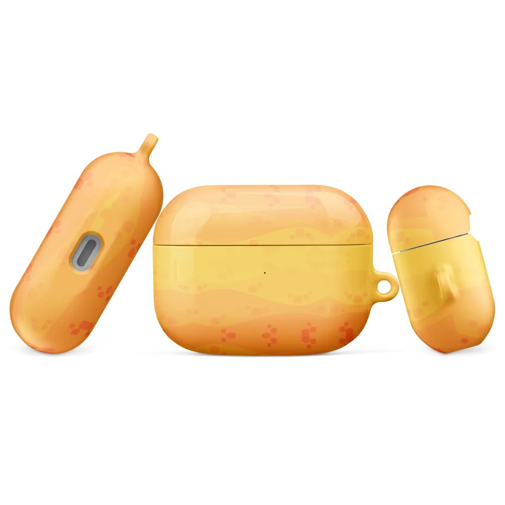 Orange Wave Airpods Case product image (4)