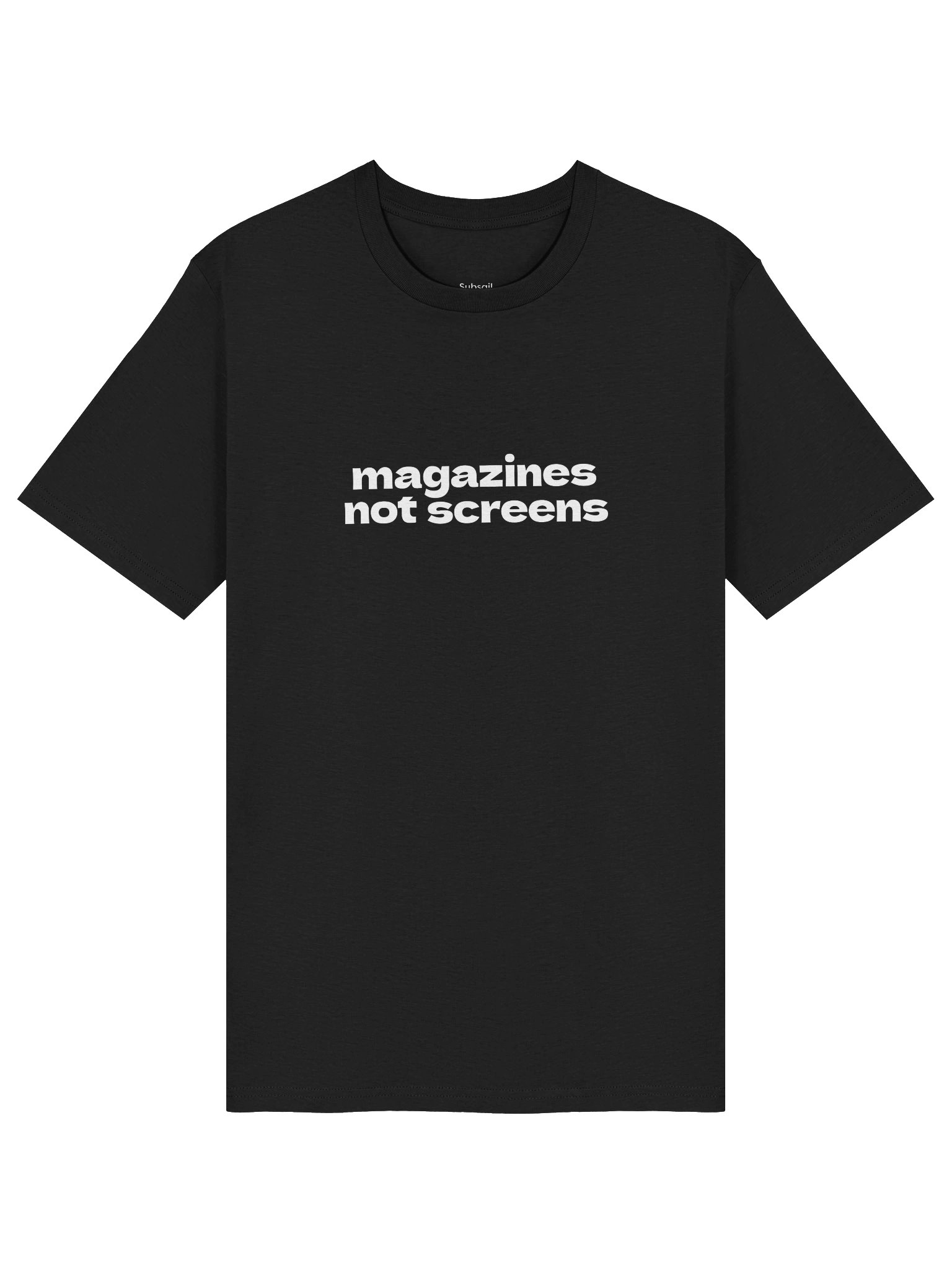 magazines not screens regular tee product image (11)