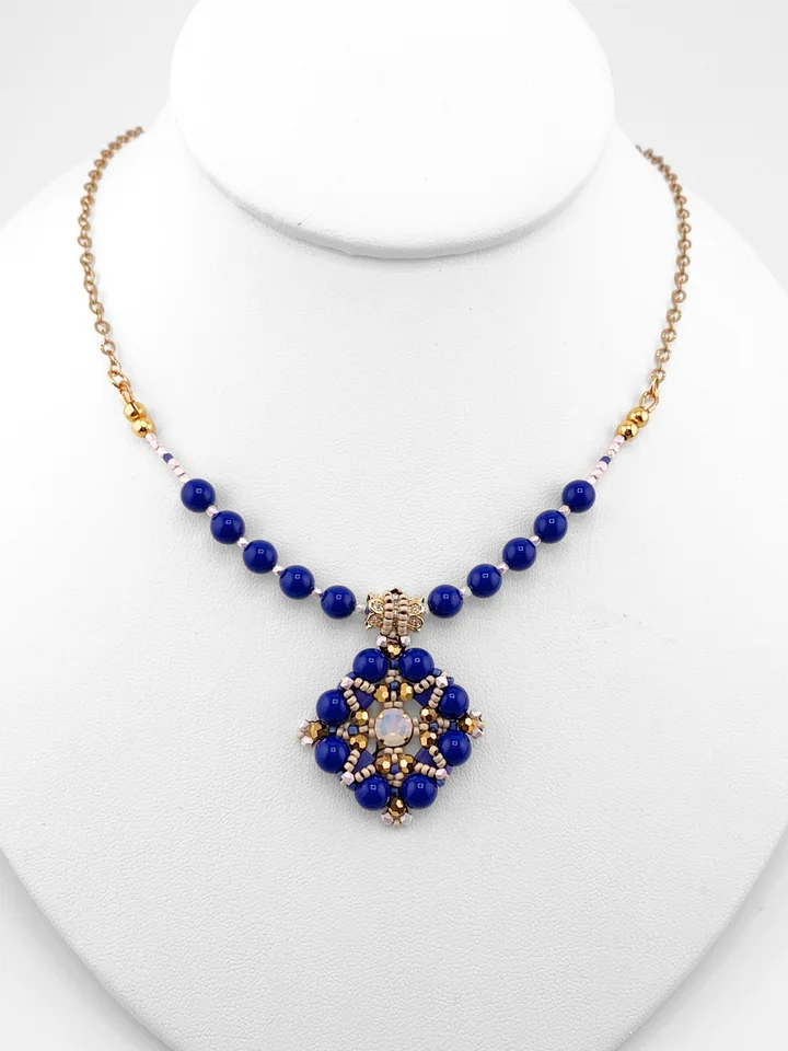 Midnight Melody Pendant Necklace - Blue product image (1)