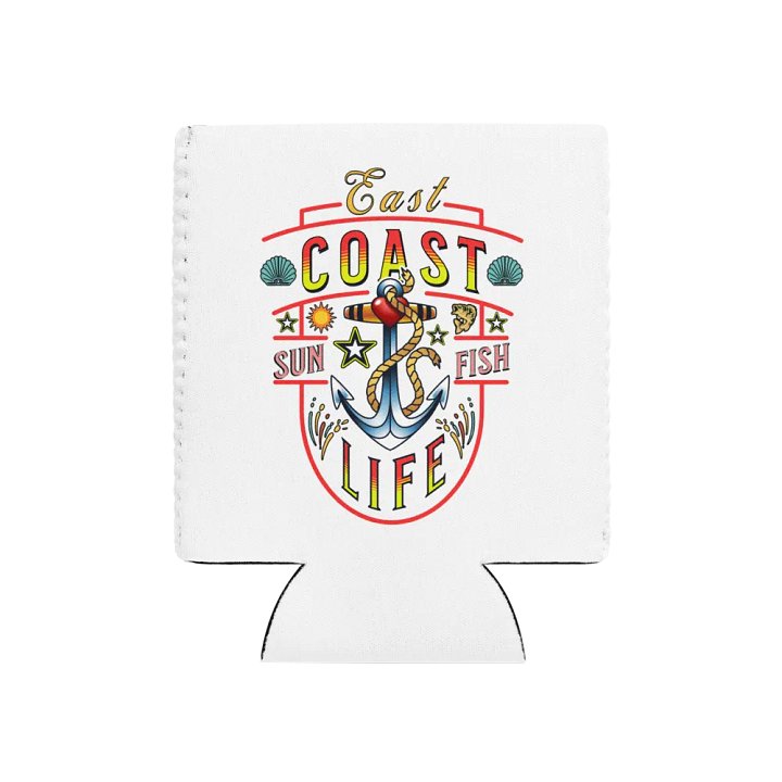 East Coast Life Sun Fish Can Cooler product image (1)