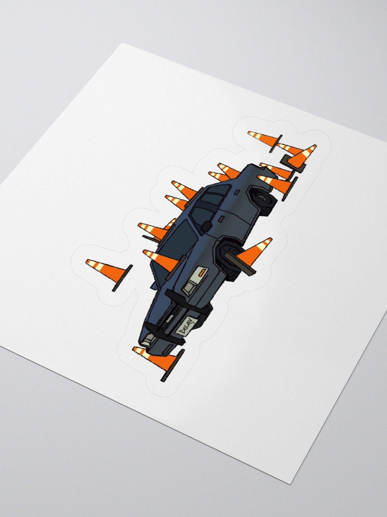 Cone Car Sticker product image (9)