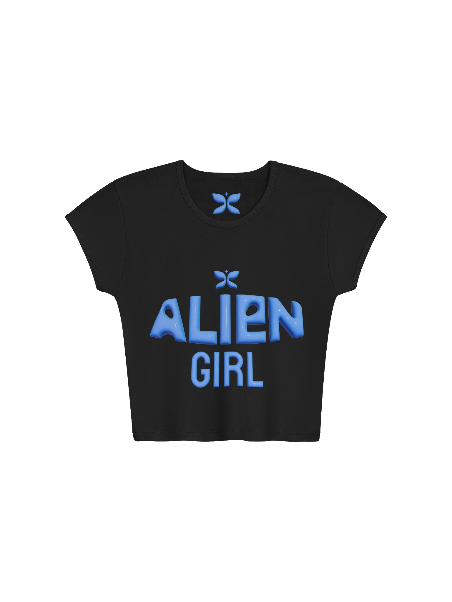 Alien Girl Graphic Baby Tee product image (1)